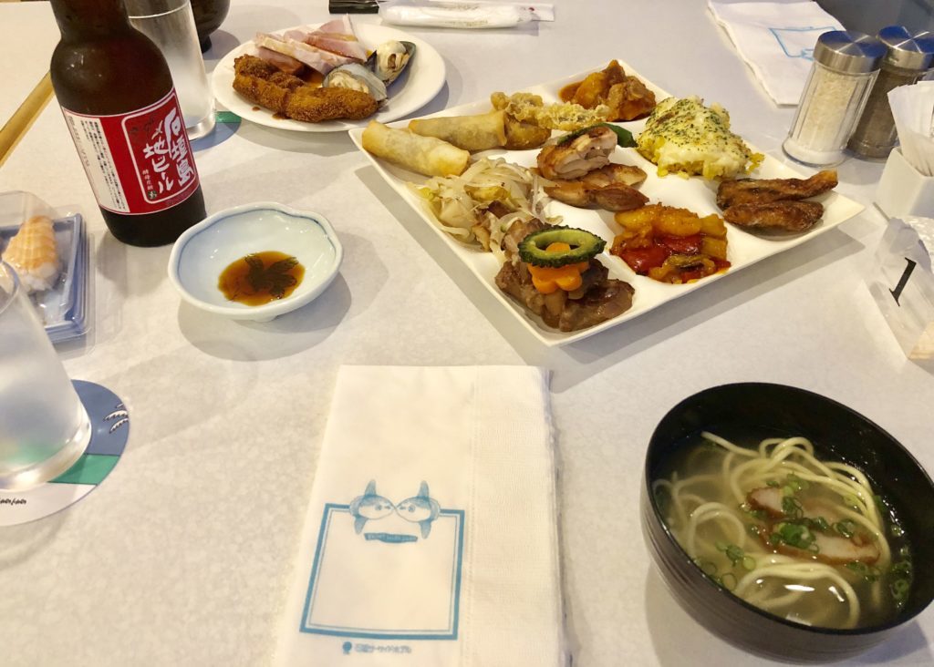 石垣シーサイドホテル『レストラン モラモラ』の夕食