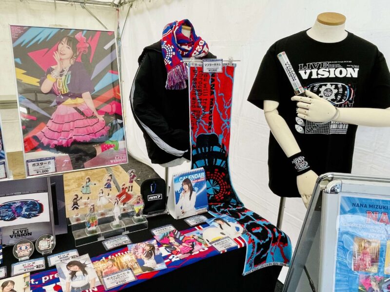 水樹奈々 LIVE VISION 2025-2026 兵庫2日目のグッズ物販展示