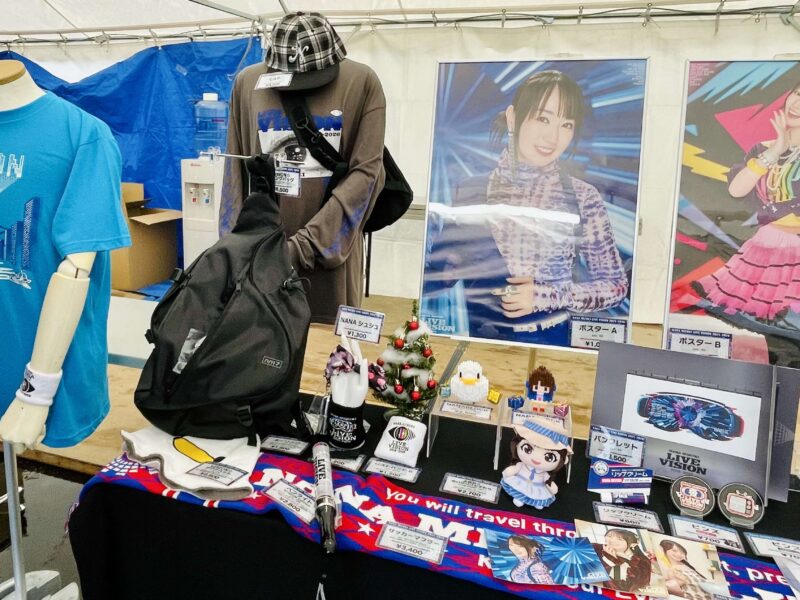 水樹奈々 LIVE VISION 2025-2026 兵庫2日目のグッズ物販展示