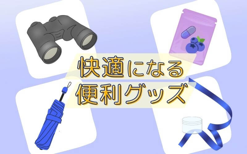 ライブが快適になるグッズ